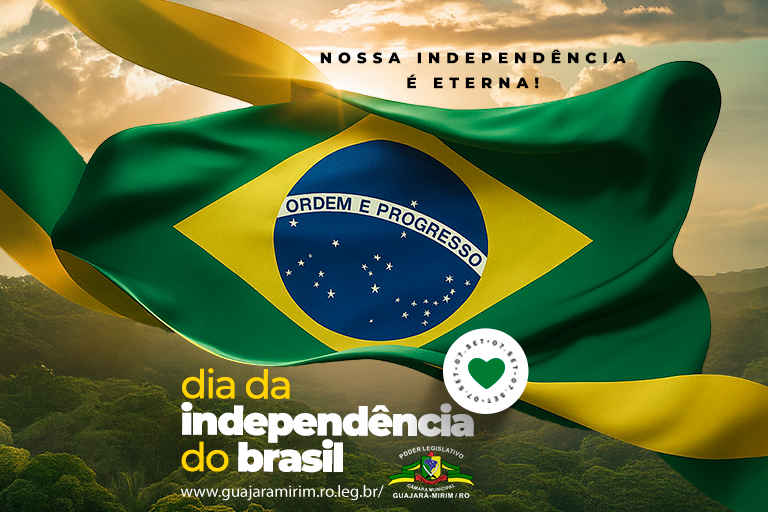 Mensagem da câmara municipal alusiva a semana da pátria