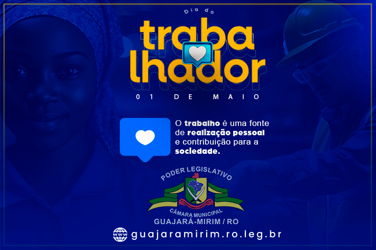 Mensagem da Câmara Municipal em homenagem aos Trabalhadores