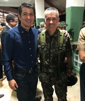 Presidente da Câmara Prestigia Passagem de Comando do 6º BIS